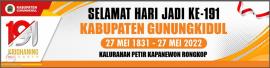 Rangkaian Kegiatan Menyambut Hari Jadi Gunungkidul ke 191